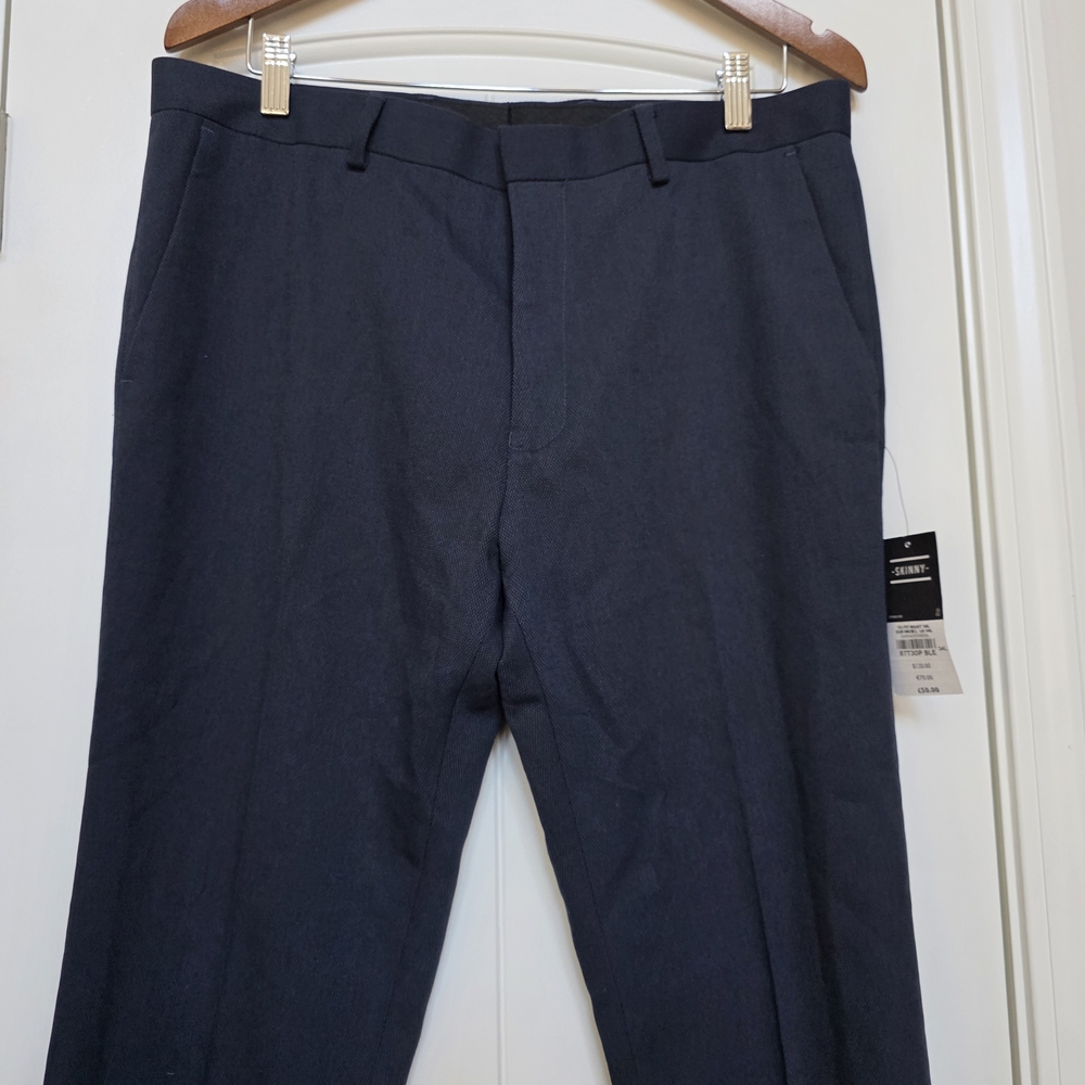 Topman Black Trousers Sz-34L